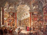 Panini, Giovanni Paolo Interior of a Picture Gallery with the Collection of Cardinal Gonzaga France oil painting reproduction